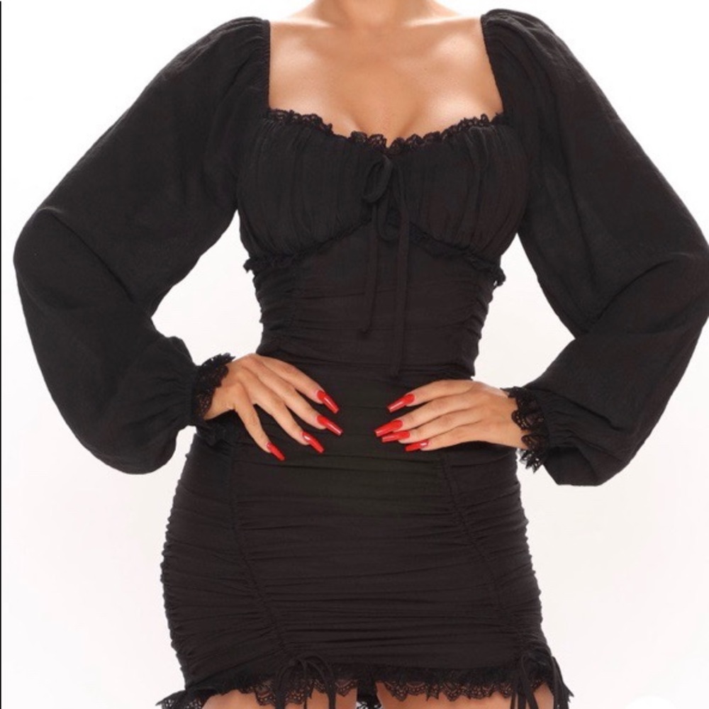 Black milk maid dress